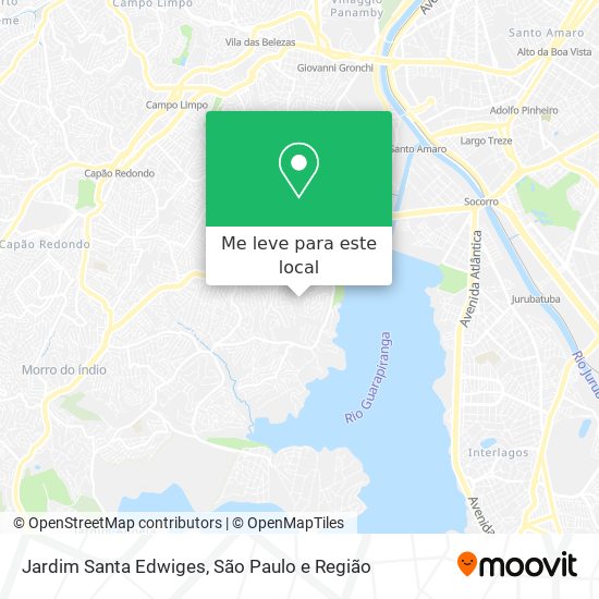 Jardim Santa Edwiges mapa