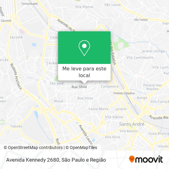 Avenida Kennedy 2680 mapa