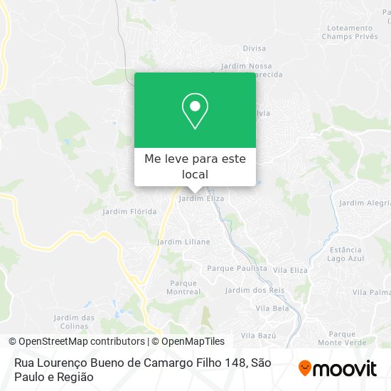 Rua Lourenço Bueno de Camargo Filho 148 mapa