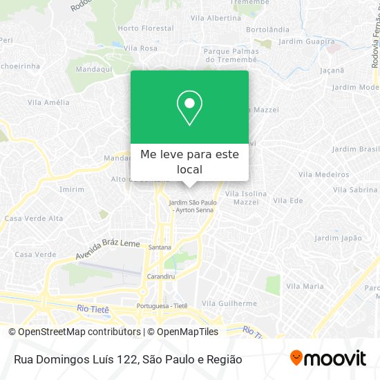 Rua Domingos Luís 122 mapa
