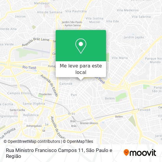Rua Ministro Francisco Campos 11 mapa