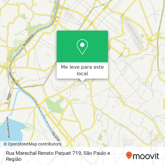Rua Marechal Renato Paquet 719 mapa