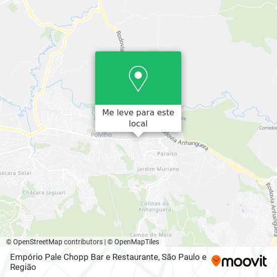 Empório Pale Chopp Bar e Restaurante mapa