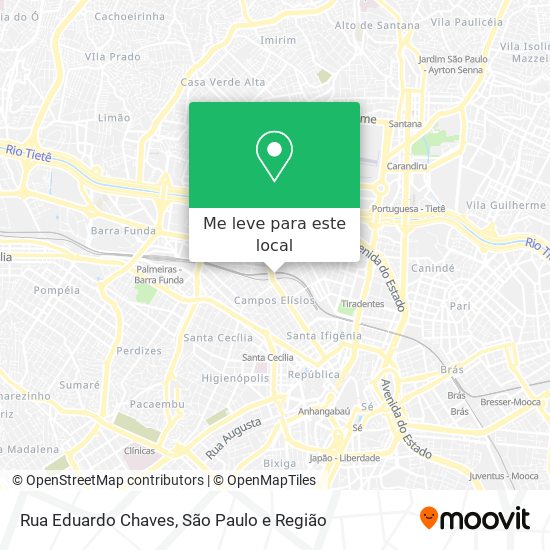 Rua Eduardo Chaves mapa