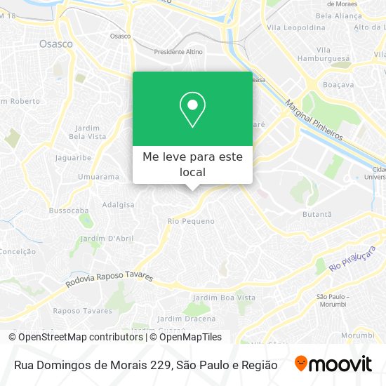 Rua Domingos de Morais 229 mapa