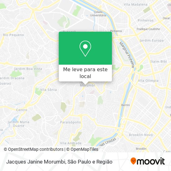 Jacques Janine Morumbi mapa