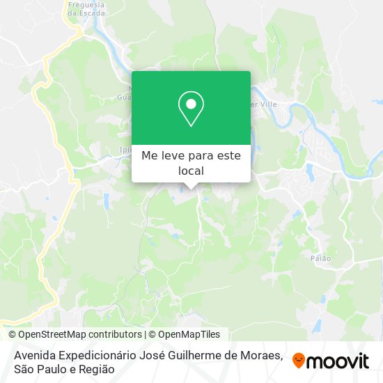 Avenida Expedicionário José Guilherme de Moraes mapa