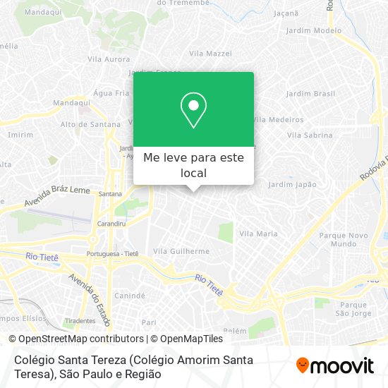 Colégio Santa Tereza (Colégio Amorim Santa Teresa) mapa