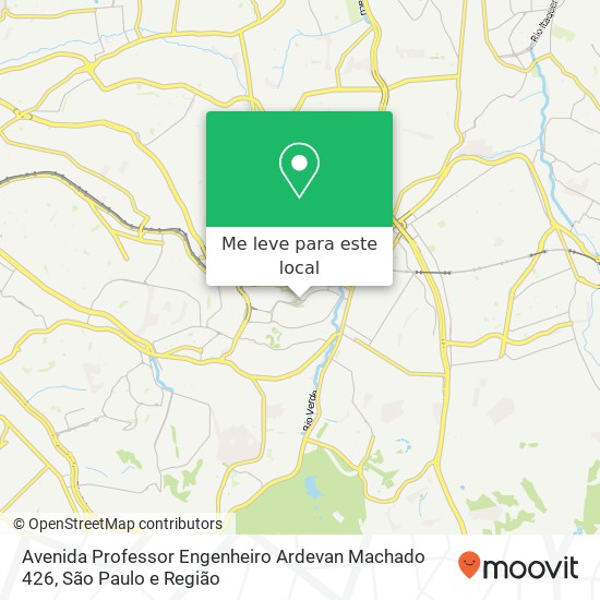 Avenida Professor Engenheiro Ardevan Machado 426 mapa