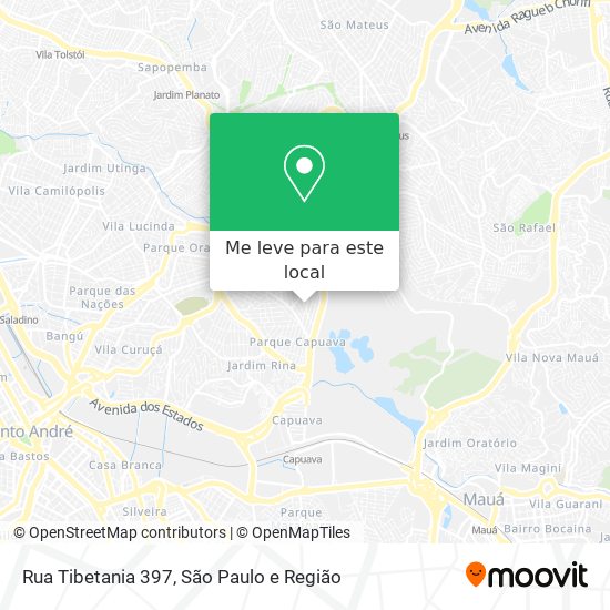 Rua Tibetania 397 mapa