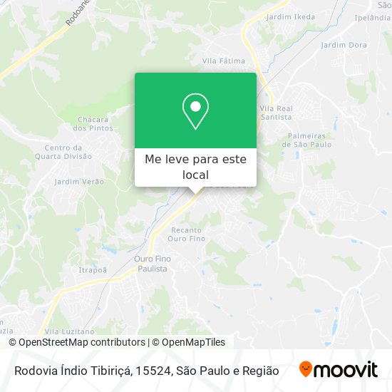 Rodovia Índio Tibiriçá, 15524 mapa