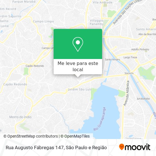 Rua Augusto Fábregas 147 mapa
