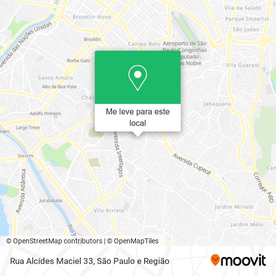 Rua Alcídes Maciel 33 mapa