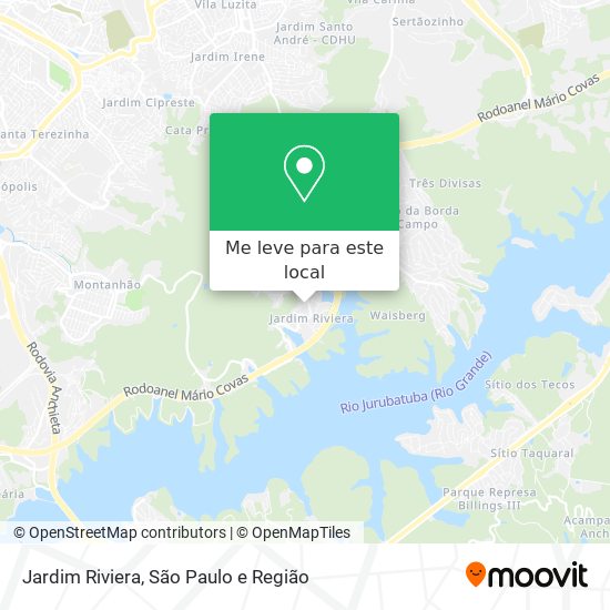 Jardim Riviera mapa