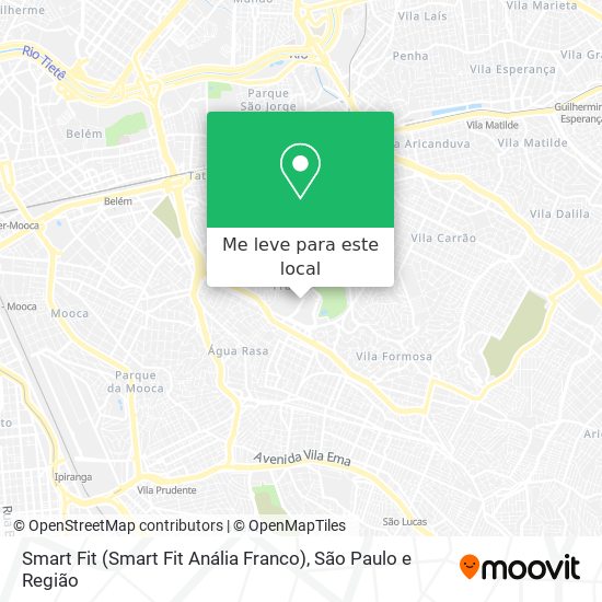 Smart Fit (Smart Fit Anália Franco) mapa
