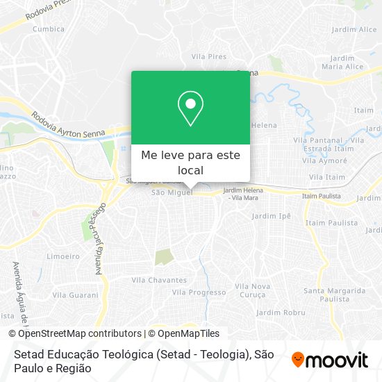 Setad Educação Teológica (Setad - Teologia) mapa