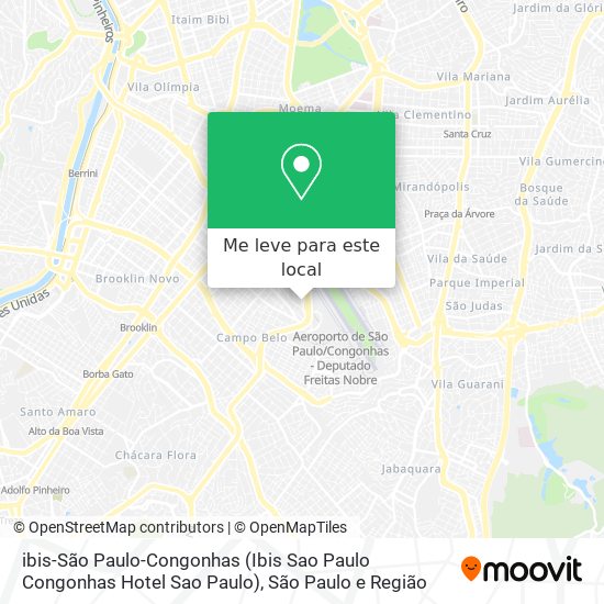 ibis-São Paulo-Congonhas (Ibis Sao Paulo Congonhas Hotel Sao Paulo) mapa