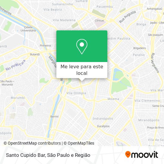 Santo Cupido Bar mapa