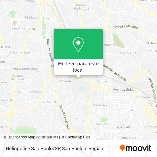 Heliópolis - São Paulo/SP mapa