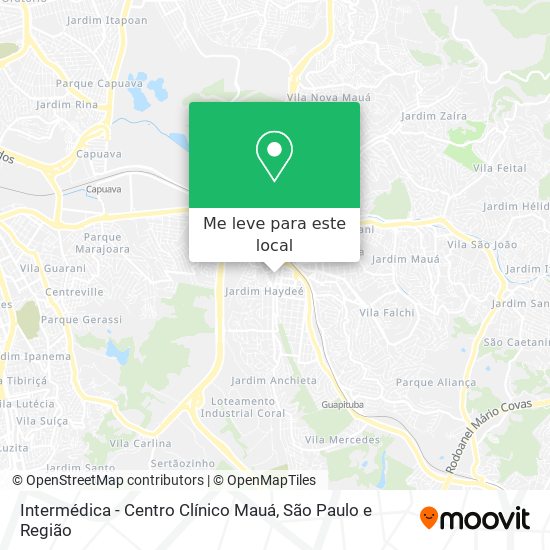 Intermédica - Centro Clínico Mauá mapa