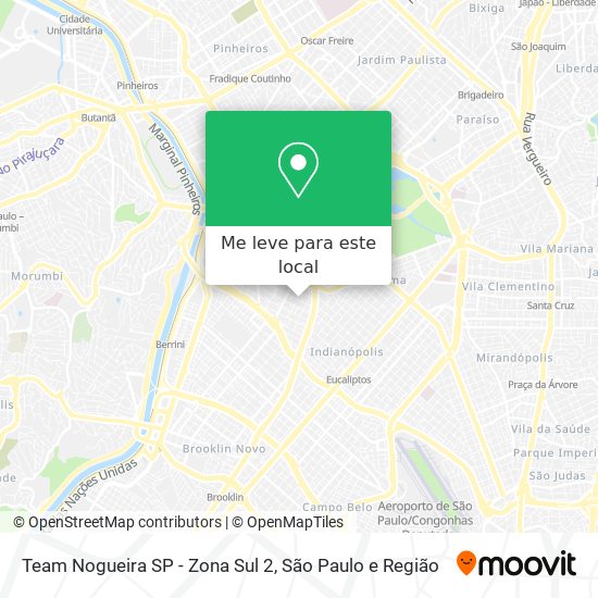 Team Nogueira SP - Zona Sul 2 mapa