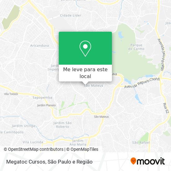 Megatoc Cursos mapa