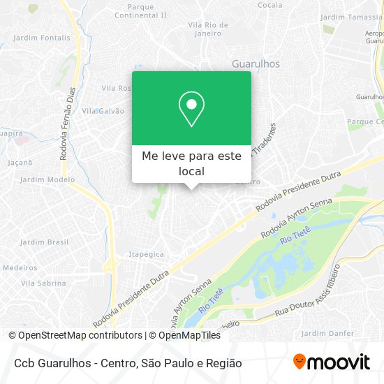 Ccb Guarulhos - Centro mapa