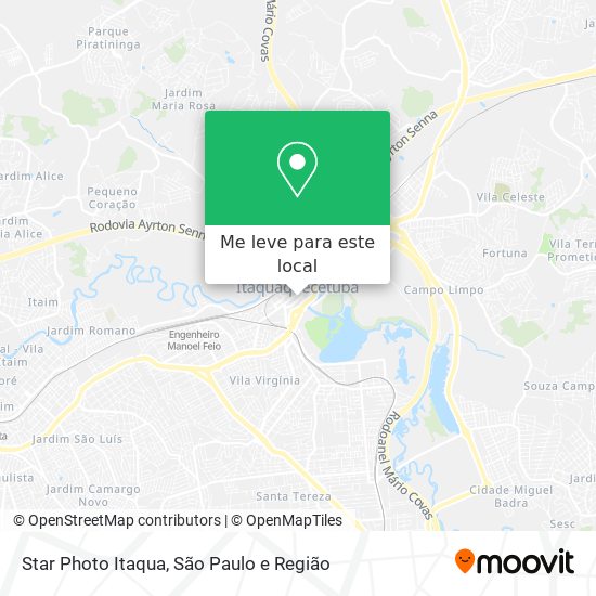 Star Photo Itaqua mapa