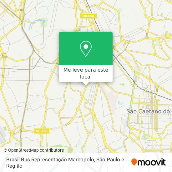 Brasil Bus Representação Marcopolo mapa