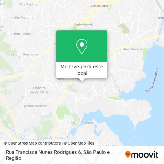 Rua Francisca Nunes Rodrigues 6 mapa