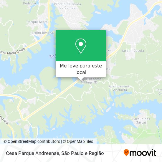 Cesa Parque Andreense mapa