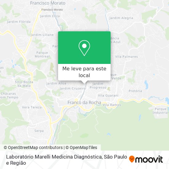 Laboratório Marelli Medicina Diagnóstica mapa