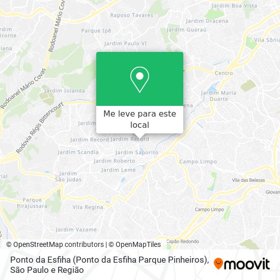 Ponto da Esfiha (Ponto da Esfiha Parque Pinheiros) mapa