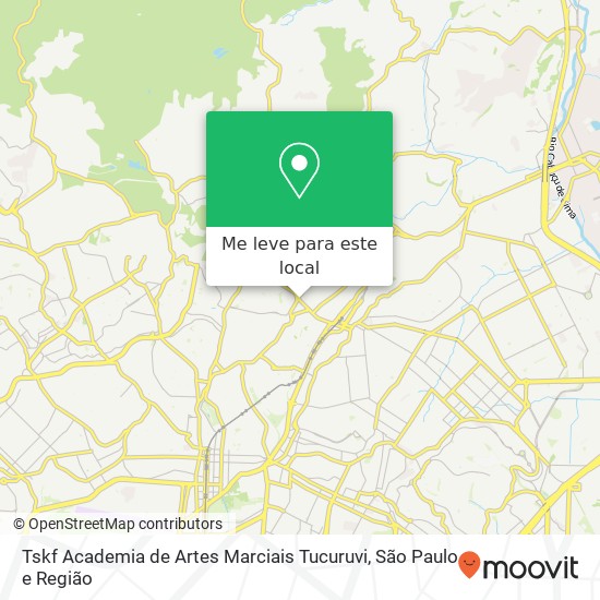 Tskf Academia de Artes Marciais Tucuruvi mapa