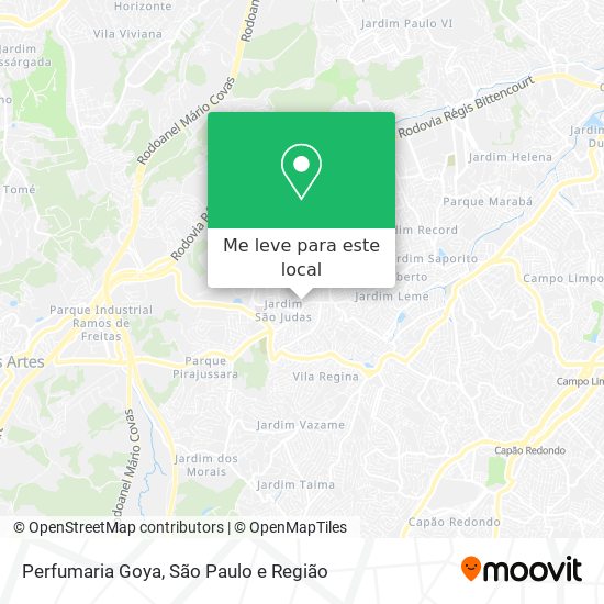 Perfumaria Goya mapa