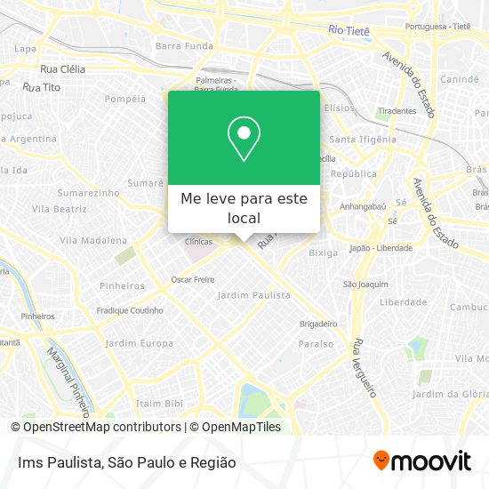 Ims Paulista mapa