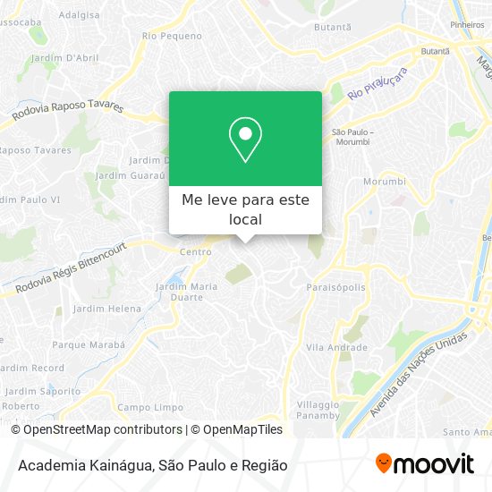 Academia Kainágua mapa
