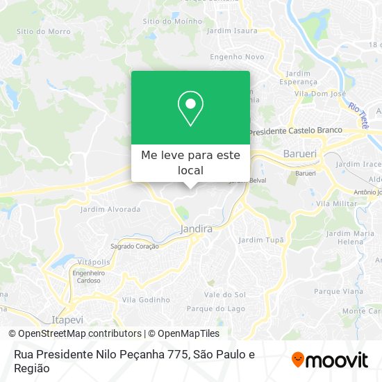 Rua Presidente Nilo Peçanha 775 mapa