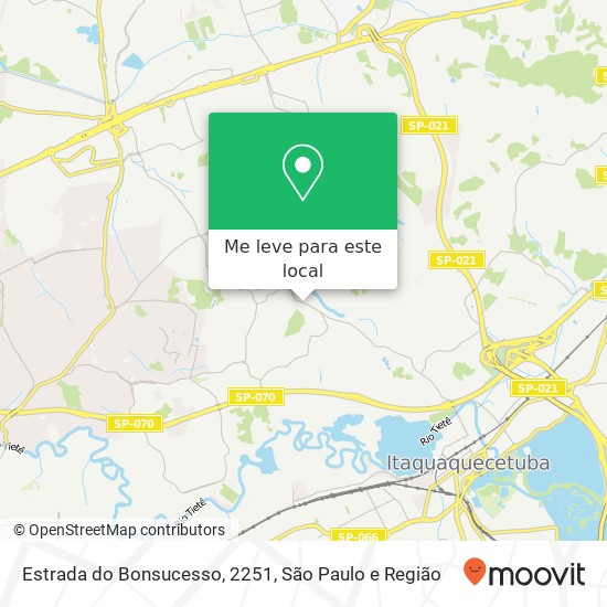 Estrada do Bonsucesso, 2251 mapa