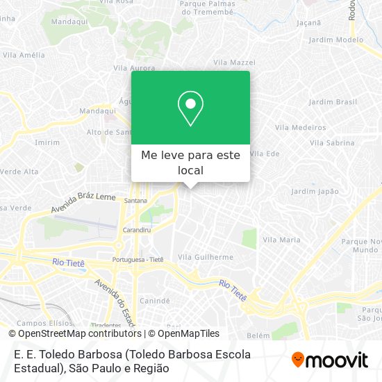 E. E. Toledo Barbosa (Toledo Barbosa Escola Estadual) mapa