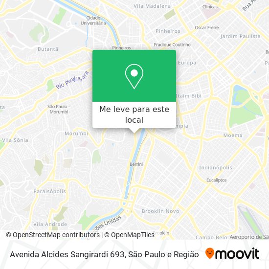 Avenida Alcides Sangirardi 693 mapa