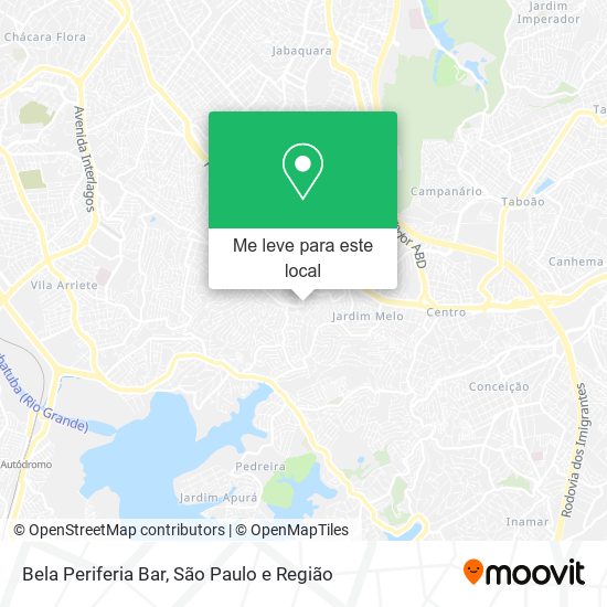 Bela Periferia Bar mapa