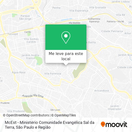 McEst - Ministério Comunidade Evangélica Sal da Terra mapa