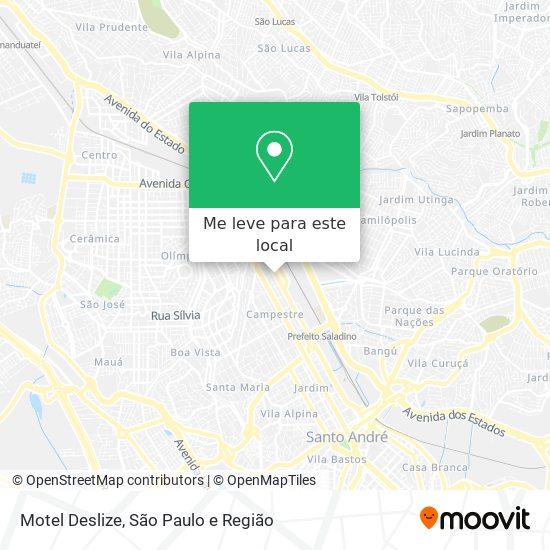 Motel Deslize mapa