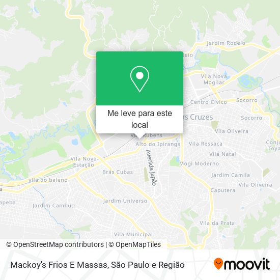 Mackoy's Frios E Massas mapa