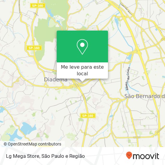 Lg Mega Store mapa