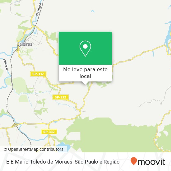 E.E Mário Toledo de Moraes mapa
