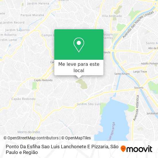 Ponto Da Esfiha Sao Luis Lanchonete E Pizzaria mapa