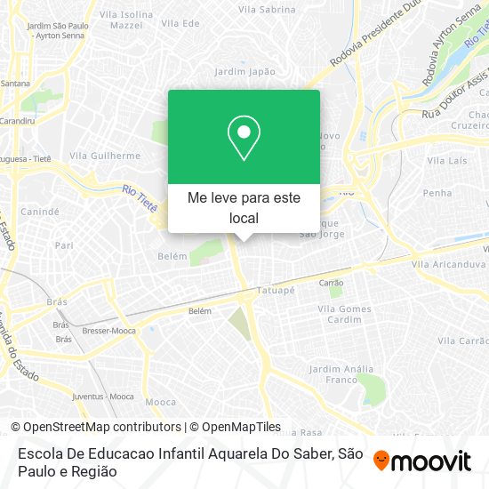 Escola De Educacao Infantil Aquarela Do Saber mapa