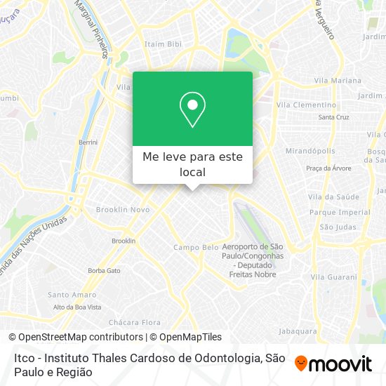 Itco - Instituto Thales Cardoso de Odontologia mapa